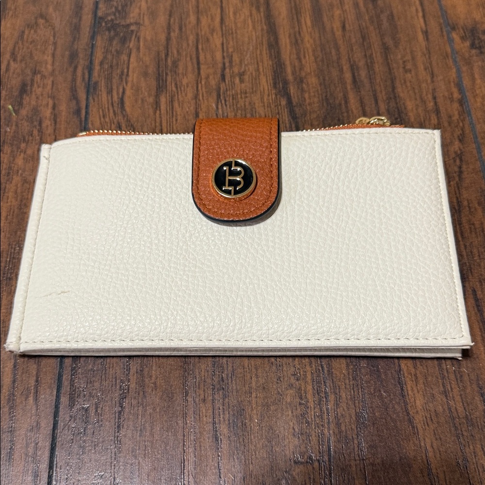 Bostonten Cream and Brown Wallet